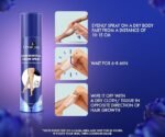 Urban yog Hair Removal Cream Spray for Women (200 ML, Tulip (Blue). - Image 4
