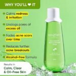 Dot & Key Cica Calming Skin Clarifying Toner with Green Tea & Niacinamide | Toner for Acne Prone Skin | Niacinamide Toner For Acne, Oily & Sensitive Skin | Fades Acne Scars & Dark Spots | 150ml - Image 3