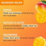 Dot & Key Mango Detan Gel Face Wash | Gently Cleanses Skin From Dirt & Oil | Fades Stubborn Tan | For All Skin Types | 100ml - Image 3
