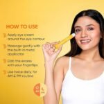 Dot & Key Vitamin C + E Super Bright Under Eye Cream | Fades Dark Circles & Pigmentation | Boosts Collages & Skin Firmness | For Glowing Even Toned Skin | Reduces Puffiness | For All Skin Types | 20ml - Image 5