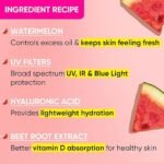 Dot & Key Watermelon Hyaluronic Cooling Sunscreen SPF 50 PA+++| for Oily, Normal & Combination Skin | UV + Blue Light Protection | Lightweight | No White Cast | Boosts Vitamin D Absorption | 50g - Image 5