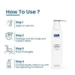 FIXDERMA Fcl Strengthening Shampoo| Strengthens Hair | Controls Hair Fall | Reduces Frizz | Promotes Hair Growth | Cleans Scalp | Mild Shampoo | Paraben & Sulphate Free - 200 Ml - Image 4