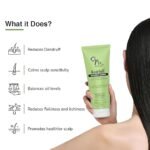 Fixderma Kairfoll Anti Dandruff Shampoo for Oily Sensitive Scalp Prone to Dandruff & Folliculitis | Anti Dandruff Shampoo for Women & Men | Salicylic Acid for Hair Fall | Sulphate Free Shampoo - 100ml - Image 3