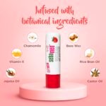 Sebamed Lip defense 4.8gm, Strawberry | SPF 30 |Lip balm for Dry & Chapped lips with natual oil & Vitamin E | UV protection | Dermatologically tested - Image 4