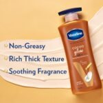 Vaseline Cocoa Glow Serum In Lotion, 400 ml | 100% Pure Cocoa & Shea Butter for Glowing & Soft Skin - Image 2