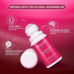 BELLAVITA Deo White Natural Underarm Roll On Deodorant for Women |Control Odour|Alcohol-Free| Antiperspirant for Long Lasting Freshness 50ml - Image 2