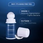 BELLAVITA Deo White Natural Underarm Roll On Deodorant for Men |Control Odour|Alcohol-Free| Antiperspirant for Long Lasting Freshness 50ml - Image 5