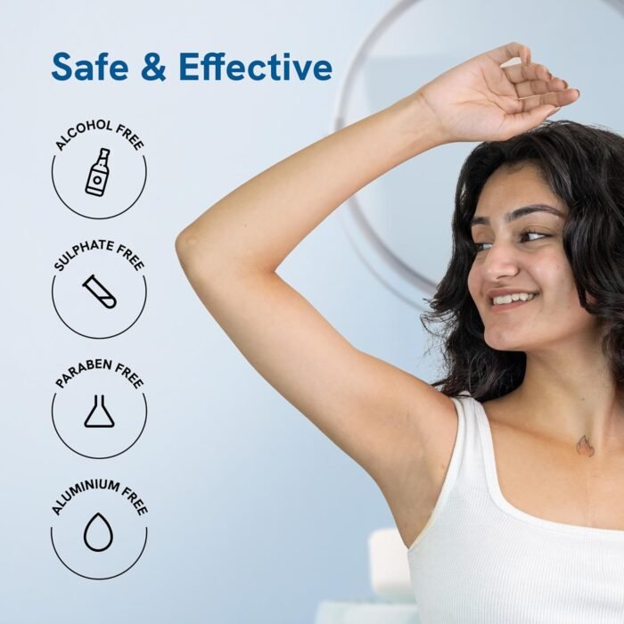 Be Bodywise 4% AHA BHA Underarm Roll on | With 2% Lactic Acid, 1% Mandelic Acid, 1% Salicylic Acid | Prevents Odour, Reduces Pigmentation | For Radiant Underarms | Long Lasting deodorant roll on with Fresh Floral Fragrance | Alcohol & Aluminum Free | Suitable for Sensitive Skin | 50ml - Image 9