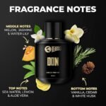 Beardo Perfume For Men - Don, 50ml | With Melon, Jasmin, Vannila Intense Fresh | Strong Long Lasting Mens Perfume | EAU DE PARFUM Men | Ideal Gift For Men | Gift For Brother | Gift For Friends - Image 3