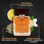 Beardo ORIGIN Perfume For Men, 100 ml | EAU DE PARFUM Men Aqua and Musky Notes | Strong Long Lasting Mens Perfume for Date night fragrance | Body Spray | Gift For Brother | Gift For Friends - Image 6