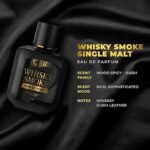 Beardo SINGLE MALT Whisky Smoke Perfume for men, 50ml | INTENSE EAU DE PARFUM - Highly Concentrated | Spicy, Woody - Oudh - Luxury Perfume | Gift For Brother | Gift For Friends - Image 6