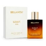 Bella Vita Luxury G.O.A.T Man Eau De Perfume with Bergamot, Patchouli & Vetiver|Premium, Long Lasting Spicy & Woody Fragrance for Men, 100 ML