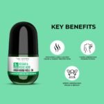 Dr. Sheth’s KESAR & KOJIC ACID UNDERARM ROLL-ON| 6% Actives -AHA, Kojic Acid & Niacinamide |Controls Body Odor, Sweat & Fade Pigmentation |For All Skin Types| Aqua Fragrance| For Men & Women| Aluminium & Alcohol Free| 50ml - Image 2