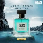 Engage Indigo Skies Perfume for Men Long Lasting Smell, Fresh and Earthy Fragrance Scent, for Everyday Use, Gift for Men, Free Tester with pack, 100ml - Image 2