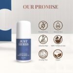 Just Herbs Roll on Deo for Men Musk Divine Refreshing Under Arm Long Lasting Deodorant - 50 ml - Image 4