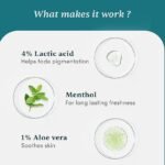 Man Matters Underarm Deodrant Roll-on 50 ml | Long Lasting Cooling Freshness, Removes Bad Odour, Brightens Underarms | 4% Lactic acid, 1% Aloe Vera & Menthol | Aluminium Free | Suitable for Sensitive Skin - Image 3