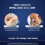 NIVEA MEN Fresh Active 50ml Deo Roll On | With Fresh Ocean Extracts | 48 H Freshness| 0% Alcohol | Dermatalogically Approved & Paraben Free Formula - Image 6