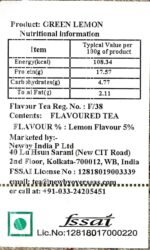 Newby Green Lemon Tea | 25 Tea Bags | Natural Fusion of Verdant Green Tea wth Bright Dried Lemon | 50 gms - Image 4