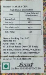 Newby Masala Chai | 25 Tea Bags | Black Tea Enriched With Cardamom, Cinnamon, Black Pepper, Clove, Ginger, Aniseed | 50 gms - Image 6