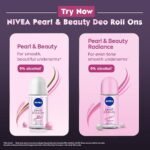 NIVEA Women Deodorant Roll On Pearl & Beauty Fine Fragrance 50 ml | For Fragrant Smooth & Beautiful Underarm Skin - Image 6