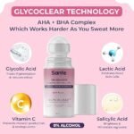Sanfe Underarm Lightening Roll On (Soft Touch) with 5% AHA Glycolic Acid & Salicylic acid 0.5% W/W For Underarms | Lightens & Remove Pigmentation | Deodorant for Underarms | Glycoclear Technology | Men & Women - Image 5
