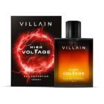 VILLAIN High Voltage Luxury Eau De Parfum for Men, Spicy Fougere Fragrance, Long Lasting, Premium Liquid Scent with Patchouli, Mint & Cinnamon, 100ml