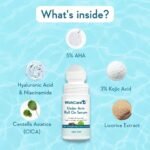 WishCare Underarm Roll On Serum - 5% AHA & 3% Kojic Acid for Brightening & Odour Control - Roll On Deo for Women & Men- Long Lasting Aqua Fragrance - 50ml - Image 3