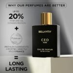 Bella Vita Luxury CEO Man Eau De Parfum Perfume with Lemon, Lavender, Tonka, Mandarin & Vetiver|Premium, Long Lasting Woody Fragrance for Men, 100 ML - Image 4