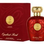 Lattafa Unisex Eau De Perfume Oud & Musk Fragrance, Oriental Liquid Perfume, 100ml (Red Opulent)