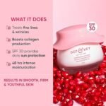 DOT & KEY Pomegranate + Multi-Peptide Anti Aging Cream With Spf 30 For Sun Protection | Reduces Fine Lines&Wrinkles|48Hr Intense Moisturization|Boosts Collagen|For Mature&Normal To Dry Skin|60Ml - Image 2