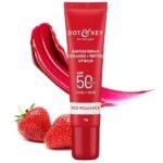 DOT & KEY Ceramide&Peptide Barrier Repair Lip Balm Spf 50,Pa+++| Red Romance | Uva/Uvb Lip Protection|Soft Tinted Lip Moisturizer | Boosts Collagen&Instantly Plumps Lip|Prevents Pigmentation|10Gm