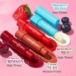 Dot & Key Barrier Repair Hydrating Lip Balm SPF 50 | Cherry Crimson | Repairs Damaged Lip Barrier | High Tinted | 4.5 gm - Image 4