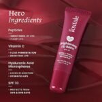 Foxtale Brightening SPF30 Lip Balm with Peptides, Vitamin C & Hyaluronic Acid | Brightens Lips | Reduces Pigmentation | Hydrates Lips | SPF Lip Balm | Tinted Lip Balm - Light Mauve Glaze 12gm - Image 4
