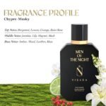 Nisara Men of the Night Perfume for Men - 100 ml | Long Lasting Eau De Parfum | Premium Perfume | Citrus-Chypre-Musky Fragrance | With Bergamot, Lemon, Orange, Amber, Wood, Leather| EDP Scent for men | Premium Perfume - Image 2