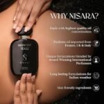 Nisara Midnight Tease Perfume for Women 100 ml |Girl Long Lasting Eau De Parfum | EDP Scent Spray | Floral Woody Musky Fragrance | With Bergamot, Musk, Cedarwood & Vanilla Notes | EDP Scent for Women | Premium Perfume | - Image 3