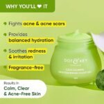 Dot & Key CICA Calming Skin Renewing Night Gel | For Oily, Acne Prone And Sensitive Skin | Night Cream with Niacinamide, Green Tea & Hyaluronic | Fades Blemishes & Dark Spots | 60ml - Image 2