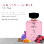 Nisara Dare to Dream Perfume for Women 100 ml |Girl Long Lasting Eau De Parfum | EDP Scent Spray | Fruity Floral Fragrance | With Jasmine, Musk, Vanilla & Amber Notes | EDP Scent for Women | Premium Perfume - Image 6