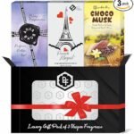 Parag Fragrances Trio Attar Perfume Roll-on Gift Set 6ml x 3pc of (Aqua Bomb/Magnet/Choco Musk)