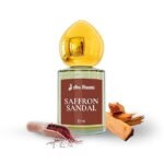 Abu Haami Saffron Sandal Attar | Kesar Chandan Natural Attar | Traditional Artisan Scent | Non-Alcoholic Roll-On Perfume for Men | 48 Hours Long Lasting Fragrance - 6ml