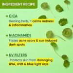 Dot & Key CICA Calming Mattifying Sunscreen SPF 50 PA++++ | For Oily Acne Prone & Sensitive Skin | UVA/UVB Protection | No White Cast, Ultra Light, Fragrance Free & Quick Absorbing | 50g - Image 3