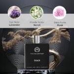The Man Company Fresh Black Edt Perfume For Men - 100Ml | Premium Long-Lasting Fragrance Body Spray | Gift For Him - Image 2