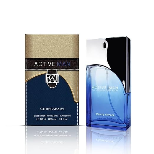 Chris Adams Active Man 1 Chris Adams Eau De Parfum - Active Man 100ml | Aromatic Floral Woody Scent | Premium Long Lasting Fragrance Spray | Daily Use Perfume For Men | Ideal Gift For Men | Made in U.A.E - Image 1