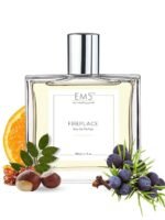 EM5™ Fireplace Perfume for Men and Women | Woody Vanilla Balsamic | Unisex EDP Strong and Long Lasting Spray | Luxury Gift for Men/Women