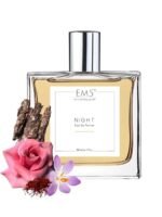 EM5™ Night Unisex Perfume | Amber Woody Rose Accords | EDP Spray for Men & Women | Strong & Long Lasting Fragrance | Luxury Gift for Him/Her