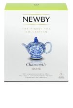 Newby Chamomile Herbal Tea, 10 Silken Pyramids Tea Bags | Rich in Antioxidants, Best Bedtime Tea