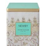 Newby Jasmine Blossom Green Tea Loose Leaf Caddy | Fine Green Tea Leaves & Scent of Natural Jasmine Flower | 125g