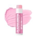 BAKE 2% Alpha Arbutin Tinted Butter Brightening Lip Balm SPF 55 PA++++ with Niacinamide, Lactic Acid | For Dark, Pigmented, Dry & Chapped Lips | Brightens Pigmented Lips | UVA/B Rays Sun Protection - 5g