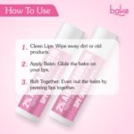 BAKE 2% Alpha Arbutin Tinted Butter Brightening Lip Balm SPF 55 PA++++ with Niacinamide, Lactic Acid | For Dark, Pigmented, Dry & Chapped Lips | Brightens Pigmented Lips | UVA/B Rays Sun Protection - 5g - Image 7