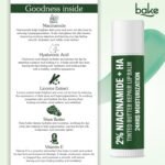 BAKE 2% Niacinamide + Hyaluronc Acid Tinted Butter Brightening Lip Balm 24 Hour Moisturization | For Dark, Pigmented, Dry, Flaky Lips | De-Tan Lip Balm - 5g - Image 6