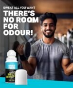Bombay Shaving Company Roll-On Deo For Active Men | Perfect for Gym, Sports & Fitness enthusiasts | Underarm antiperspirant | Roll-on deo for body odour | All day odour protection | Aqua fragrance | Gentle on skin | Fades Underarms Darkness - Image 2